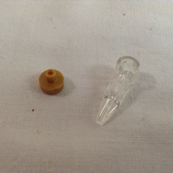 45 Authentic Transparent & Gold Lego Pieces Bricks - Picture 6 of 12